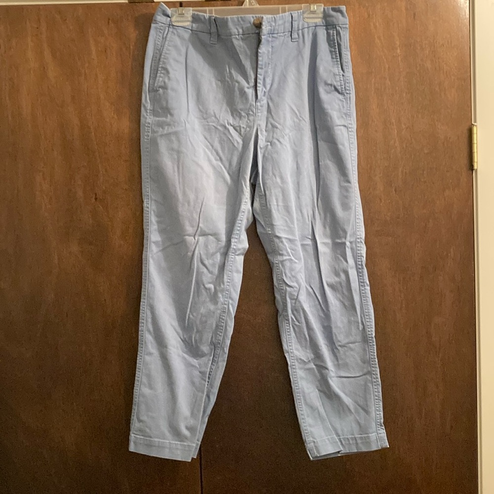 J. Crew Blue Chinos Relaxed Fit Cotton